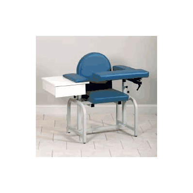Chair, Bld Draw Flip Arm Drwr Purp Gry - - C