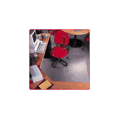 Chair Mat Economat 46 X 60 Inch Clear Vinyl