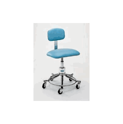 Chair, Utility Screw Shaft W/5casters Blk -