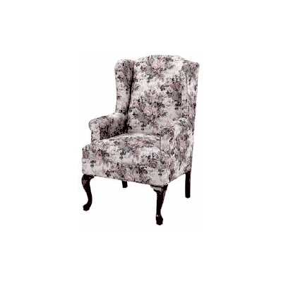 Chair With Arms - Chair, QueEn Anne Wing Bak