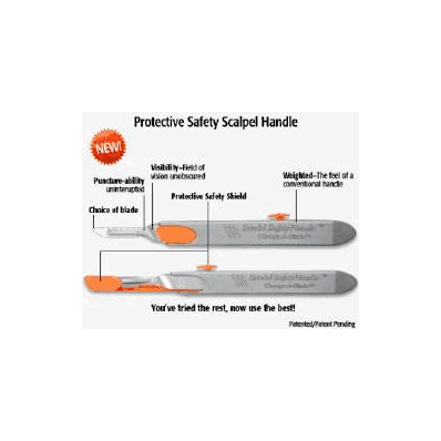 Change-a-blade Scalpel Disarmer Scalpel With