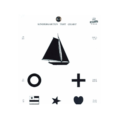 Chart, Eye Test, Kndgrn, Cbnt 14x9in