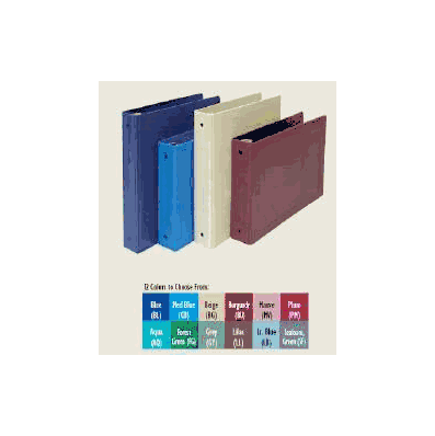 Chart Holder Burgundy - Binder, 3ring Side Op