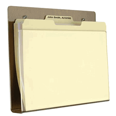 Chart Holder, Size: 12" x 10" x 12" Wall/Door Mount