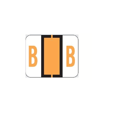Chart Label Barkley Tab B|B Light Orange /
