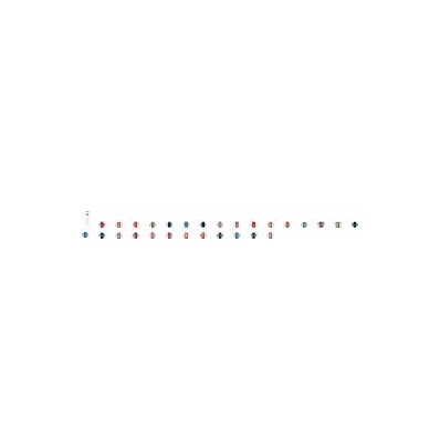 Chart Label Barkley Tab D|D White 1 X 1-1/