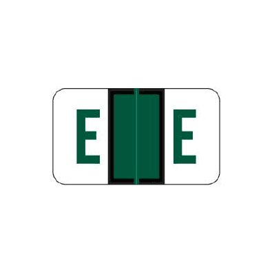 Chart Label Barkley Tab E|E White 15/16 X