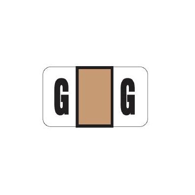 Chart Label Barkley Tab G|G Tan / White /