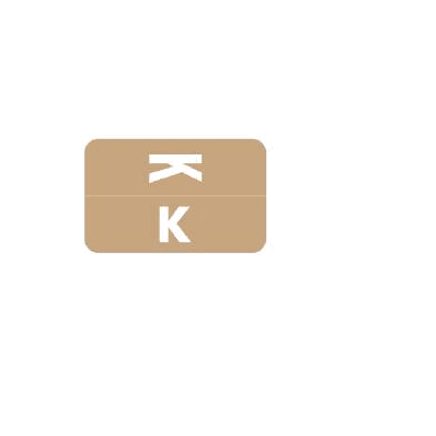 Chart Label Barkley Tab K|K Light Brown 1