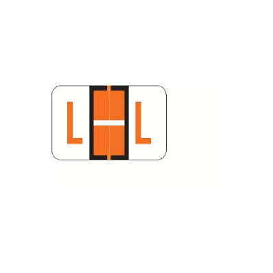 Chart Label Barkley Tab L|L Dark Orange /
