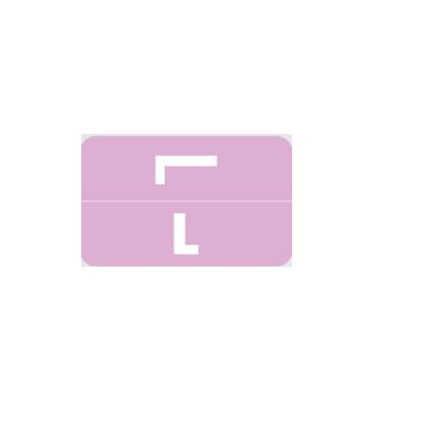 Chart Label Barkley Tab L|L Lilac 1 X 1-5/