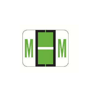 Chart Label Barkley Tab M|M Emerald / Whit