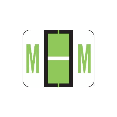 Chart Label Barkley Tab M|M Light Green /