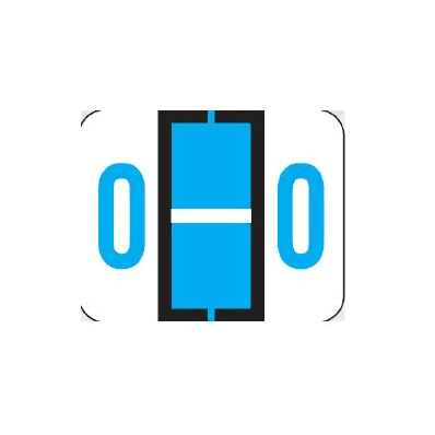 Chart Label Barkley Tab O|O Light Blue / W