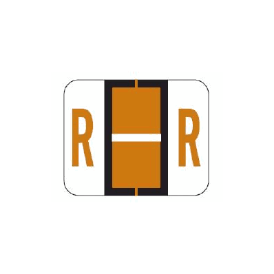 Chart Label Barkley Tab R|R Brown / White