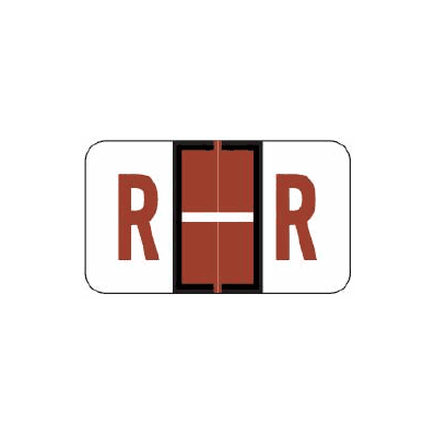 Chart Label Barkley Tab R|R White 15/16 X