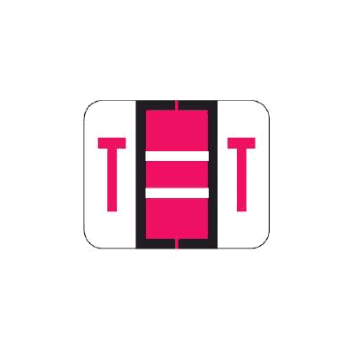 Chart Label Barkley Tab T|T Red / White /