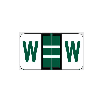 Chart Label Barkley Tab W|W White 15/16 X