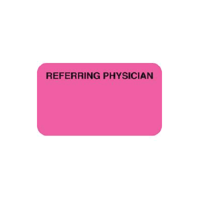 Chart Label General Alert Referring Physician