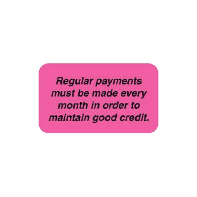 Chart Label General Alert Regular Payments Mu