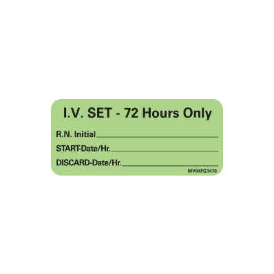 Chart Label Medvision Patient Information I.