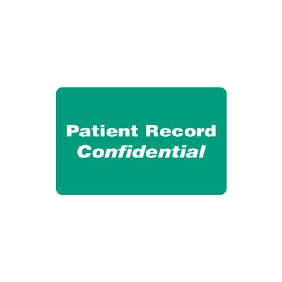 Chart Label Patient Alert Patient Record / Co