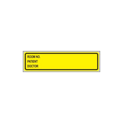 Chart Label Pro-file Patient Information Room