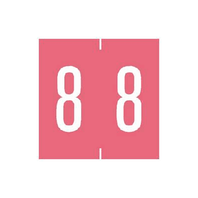 Chart Label Tab 8|8 Pink 1-7/8 Inch - Label