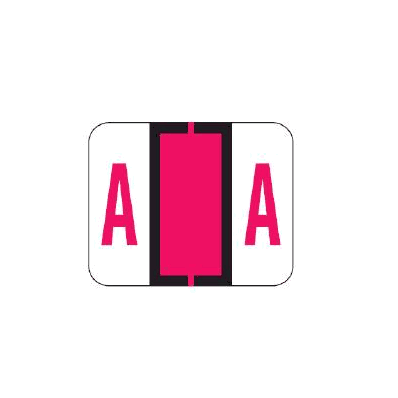 Chart Label Tab A|A Red / White / Black 1 X