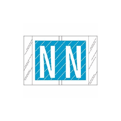 Chart Label Tab N|N Light Blue / White Stri