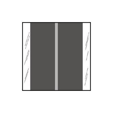 Chart Label Tab No Legend Gray 1-1/2 Inch - L