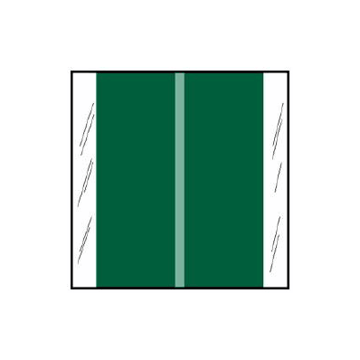 Chart Label Tab No Legend Green 1-1/2 Inch -
