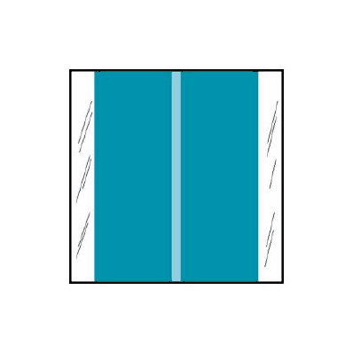 Chart Label Tab No Legend Light Blue 1-1/2 In