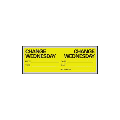 Chart Label Timemed Patient Information Chang