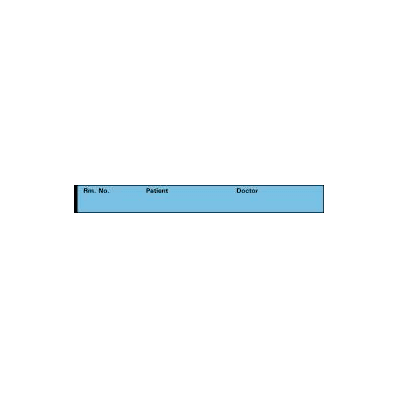 Chart Label Timemed Patient Information Rm. N