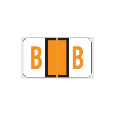 Chart Label W-1110 Series Tab B|B Light Ora