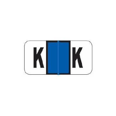 Chart Label W-2120 Series Tab K|K Dark Blue