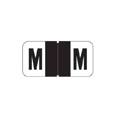 Chart Label W-2120 Series Tab M|M Black 1-1