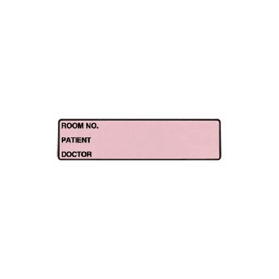 Chart Label Wide-trak Patient Information Roo