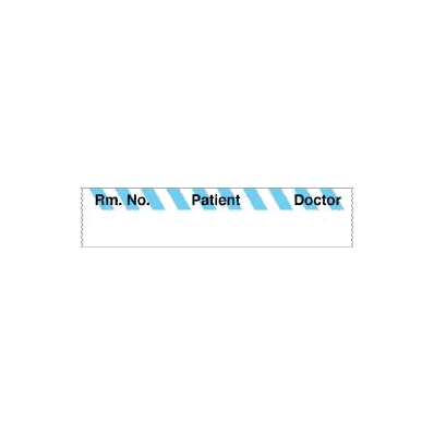 Chart Tape Patient Information Rm No. / Patie