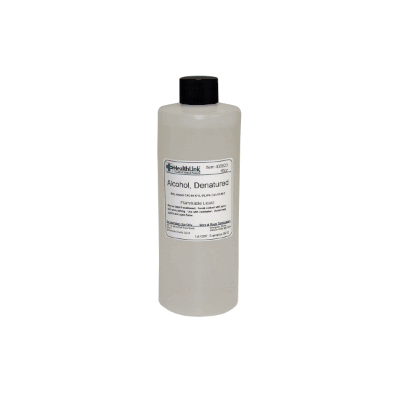 Chemistry Reagent Ethanol, Denatured ACS Grade 99 to 100% 16 oz. bottle