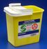 Chemotheraphy Sharps Container, <b>2 gallon, 10 x 10.5 x 7.25</b>, Yellow, Sold as Each, Covidien 8982<br><br><font color="red"><b>BACK TO THE PRODUCT TABLE, <a href="https://www.aaawholesalecompany.com/needles-and-syringes-sharps-collectors-chemotheraphy-sharps-containers-by-bd-and-covidien.html">CLICK HERE</a></b></font>