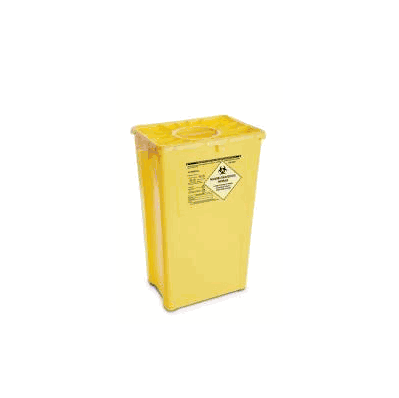 Chemotherapy Sharps Container 24.6h X 13w X 1