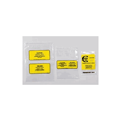 Chemotherapy Transport Bag 12 L X 9 W Inch Zi