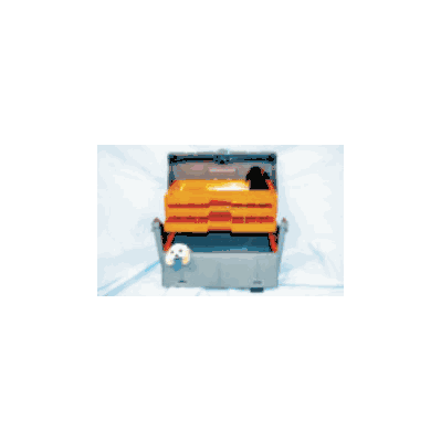 Chest Style, 13 compartments, color - orange