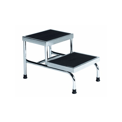 Chrome 2-step Stool - Stool, Step, 2 Step,