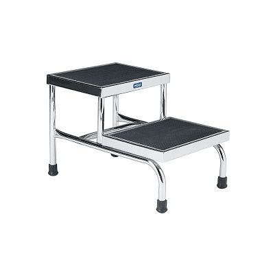 Chrome Or Stainless Steel Foot Stools - StoOl