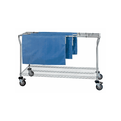 Chrome Sterile Wrap Carts - Cart, Sterile Wra