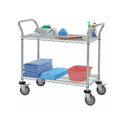 Chrome Wire Utility Carts - Cart, Utility, Ch