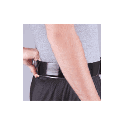 Cleanable Gait Belt 60 Inch Black Poly-coated